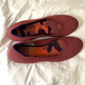 Rothys Flats Womens Size 9 Rose The Ballet Rose Double Stitch Slip On Washable